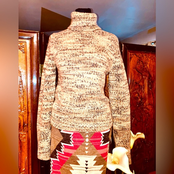 Vintage MK super thick knit 💯 % cashmere turtleneck sweater - Picture 1 of 9